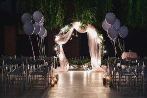 Bodas con globos y telas | Wink Eventos