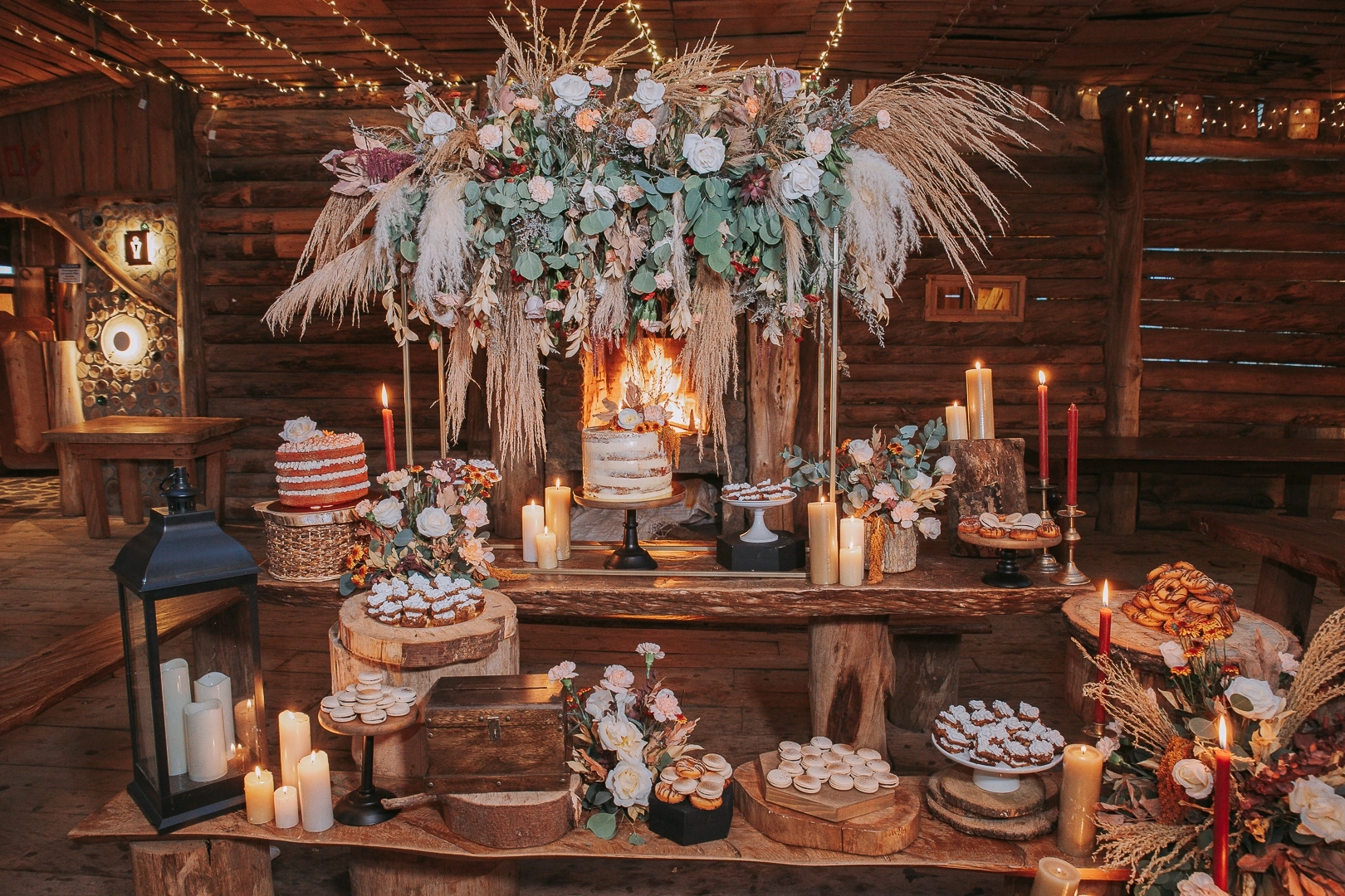 Mesa rustica para catering | Wink Eventos