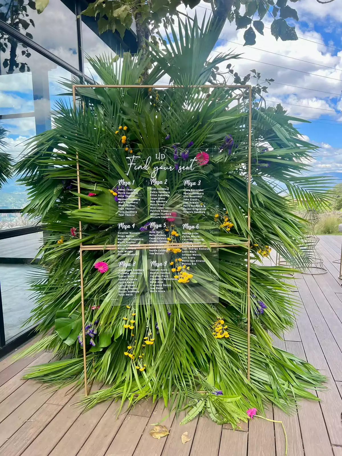 Vegetación colgante | Wink Eventos