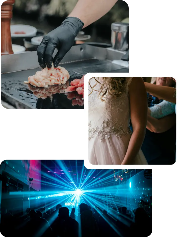 Alimentos, decoración e ilumicación para bodas | Wink Eventos